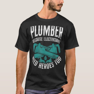 Elektrische stekker  Plumber Becau T-shirt