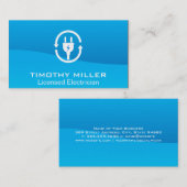 Elektrische stekker visitekaartje (Voorkant / Achterkant)