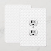 Elektrische stekker voor wandstopcontacten past di (Voorkant / Achterkant)