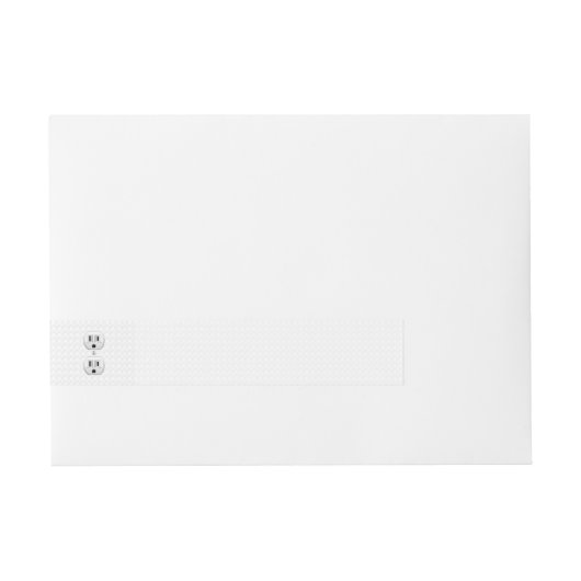 Elektrische stekker voor wandstopcontacten past di adreslabel wikkel (Voorkant)