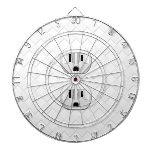 Elektrische stekker voor wandstopcontacten past di dartbord (Voorkant)