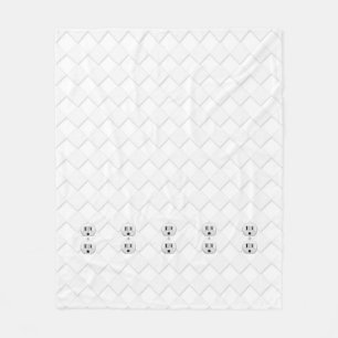 Elektrische stekker voor wandstopcontacten past di fleece deken