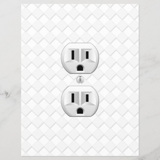 Elektrische stekker voor wandstopcontacten past di flyer (Voorkant)