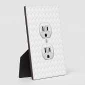 Elektrische stekker voor wandstopcontacten past di fotoplaat (Zijkant)