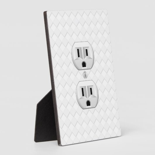 Elektrische stekker voor wandstopcontacten past di fotoplaat (Zijkant)