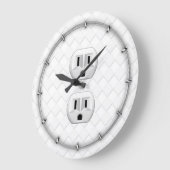 Elektrische stekker voor wandstopcontacten past di grote klok (Hoek)