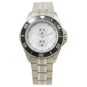 Elektrische stekker voor wandstopcontacten past di horloge