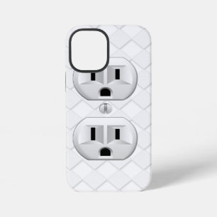 Elektrische stekker voor wandstopcontacten past di iPhone 12 mini hoesje
