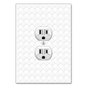 Elektrische stekker voor wandstopcontacten past di kaart