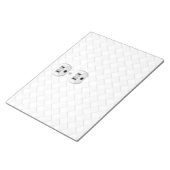 Elektrische stekker voor wandstopcontacten past di notitieblok (Schuin)