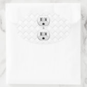 Elektrische stekker voor wandstopcontacten past di ovale sticker (Tas)