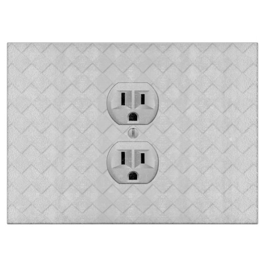 Elektrische stekker voor wandstopcontacten past di snijplank (Voorkant)