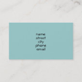  elektrische Stippen Visitekaartje (Achterkant)