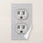 Elektrische stopaansluiting bad handdoek (Handdoek)