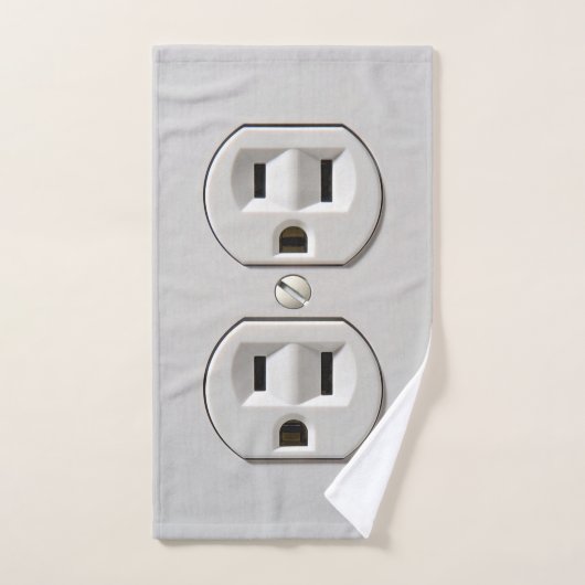 Elektrische stopaansluiting bad handdoek (Handdoek)