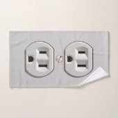 Elektrische stopaansluiting bad handdoek (Handdoek)