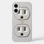 Elektrische stopaansluiting Case-Mate iPhone case (Achterkant)