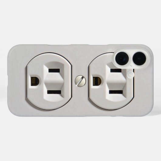 Elektrische stopaansluiting Case-Mate iPhone case (Achterkant (horizontaal))