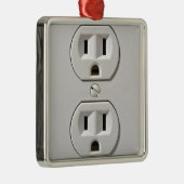 Elektrische stopaansluiting metalen ornament (Rechts)