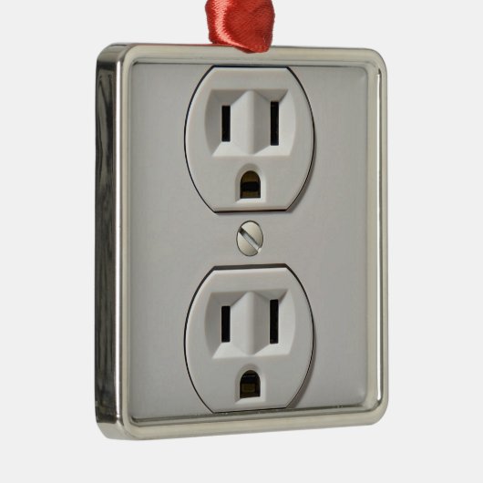 Elektrische stopaansluiting metalen ornament (Rechts)