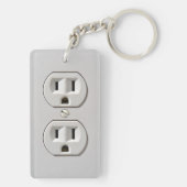 Elektrische stopaansluiting sleutelhanger (achterkant)