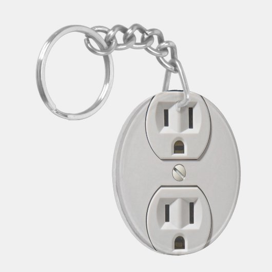 Elektrische stopaansluiting sleutelhanger (Voorkant Links)