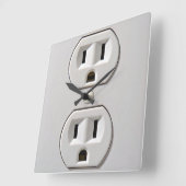 Elektrische stopaansluiting vierkante klok (Hoek)