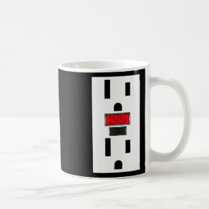 Elektrische stopcontact stopcontact grappig Hallow Koffiemok