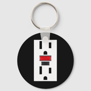 Elektrische stopcontact stopcontact grappig Hallow Sleutelhanger