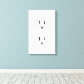 " elektrische" stopwandkunst canvas afdruk (Insitu (Houten vloer))