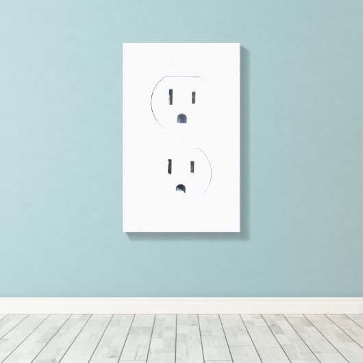 " elektrische" stopwandkunst canvas afdruk (Insitu (Houten vloer))