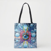 Elektrische storm tote bag (Voorkant)