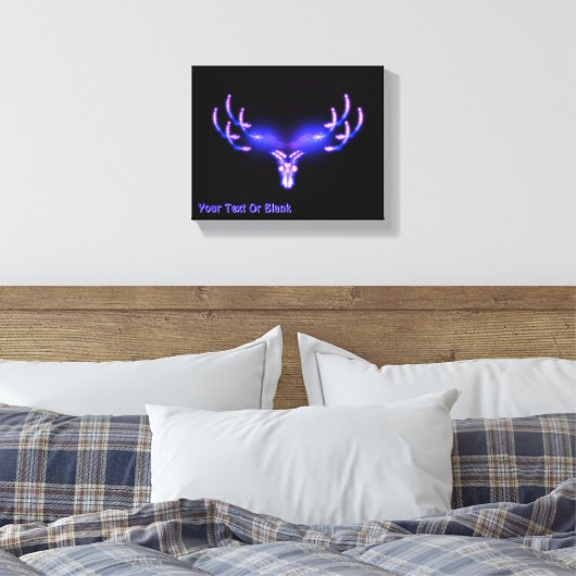 Elektrische strijders canvas afdruk (Insitu (Slaapkamer))