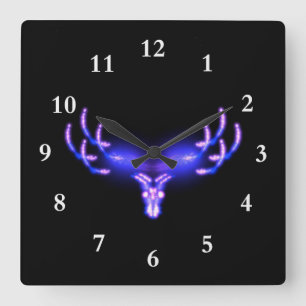 Elektrische strijders vierkante klok