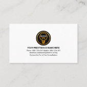 Elektrische stroomautomaat visitekaartje (Achterkant)