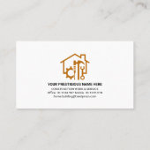 Elektrische stroomkring Timber Home Bulb Visitekaartje (Achterkant)