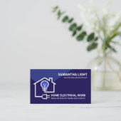 Elektrische stroomkringen voor thuisgebruik visitekaartje (Staand voorkant)