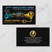 Elektrische stroomvoorziening stroomt de Startlamp Visitekaartje (Voorkant / Achterkant)