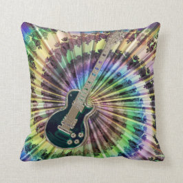 Elektrische Stropdas-Dye Guitar Pillow Kussen
