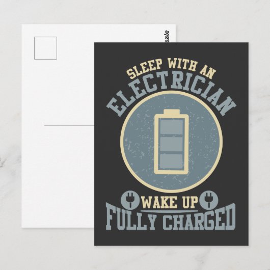 Elektrische technicus Echtman Briefkaart (Voorkant / Achterkant)