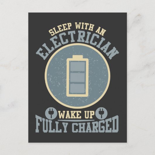Elektrische technicus Echtman Briefkaart (Voorkant)