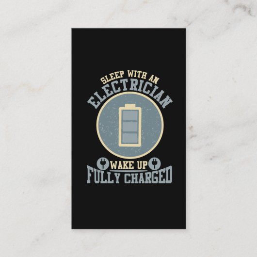 Elektrische technicus Echtman Visitekaartje (Voorkant)