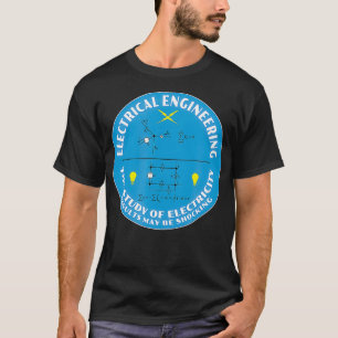 Elektrische techniek voor Nerds Geeks Science T-shirt