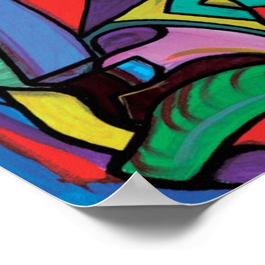 Elektrische teer poster (Hoek)