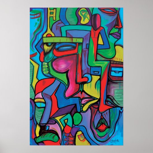 Elektrische teer poster (Voorkant)