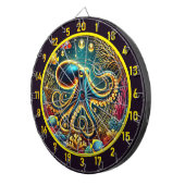 Elektrische tentakels Octopus Dartboard Dartbord (Voorkant Rechts)