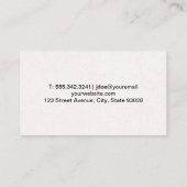 Elektrische testspanning visitekaartje (Achterkant)