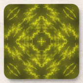 Elektrische Thunder Bolts met gloeiende neon Bier Onderzetter (Voorkant)