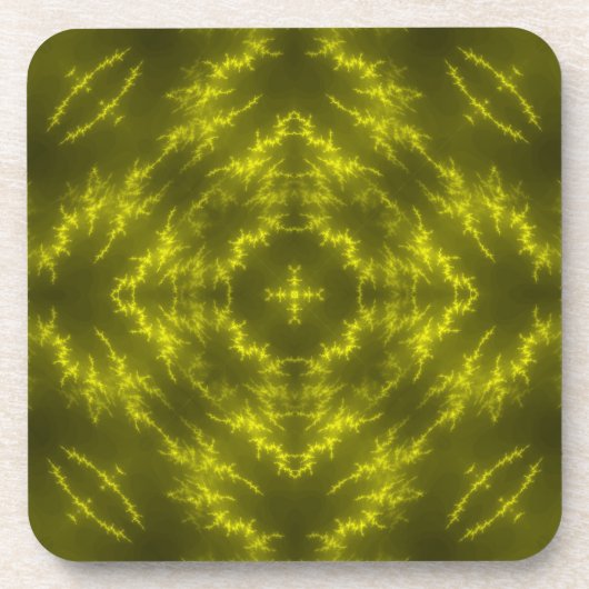 Elektrische Thunder Bolts met gloeiende neon Bier Onderzetter (Voorkant)