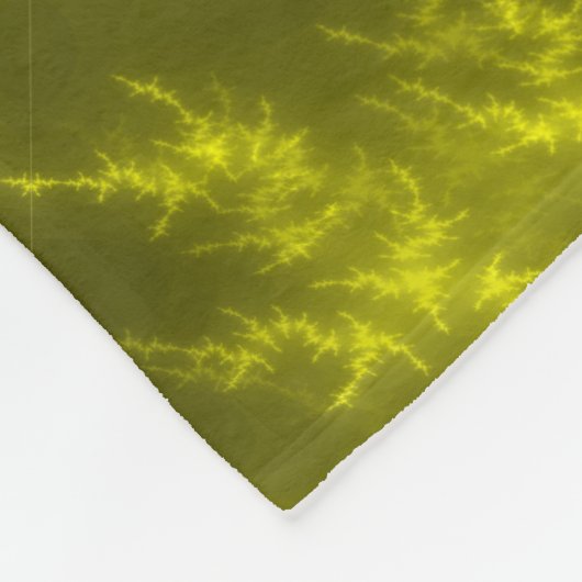 Elektrische Thunder Bolts met gloeiende neon Fleece Deken (Hoek)